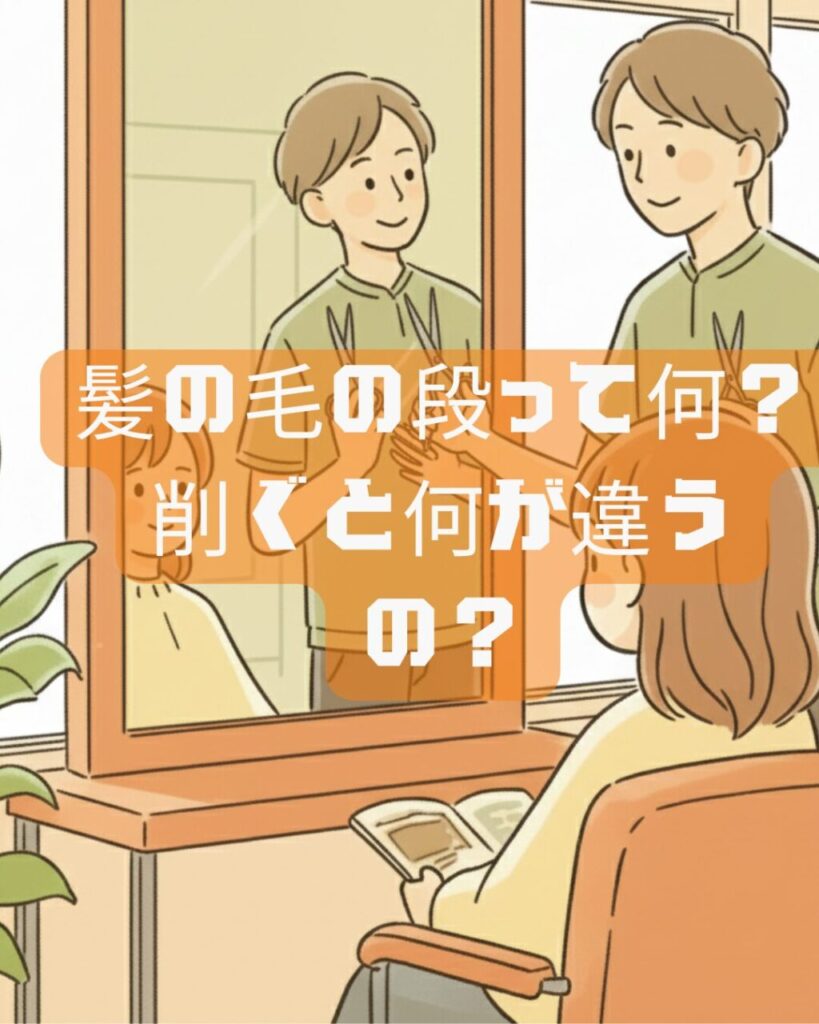 髪の毛の「段」とは?【美容師が徹底解説】段カット・レイヤー・すく(削ぐ)の違いとオーダーの極意 - 仙台市太白区袋原にある美容院カットハウス創